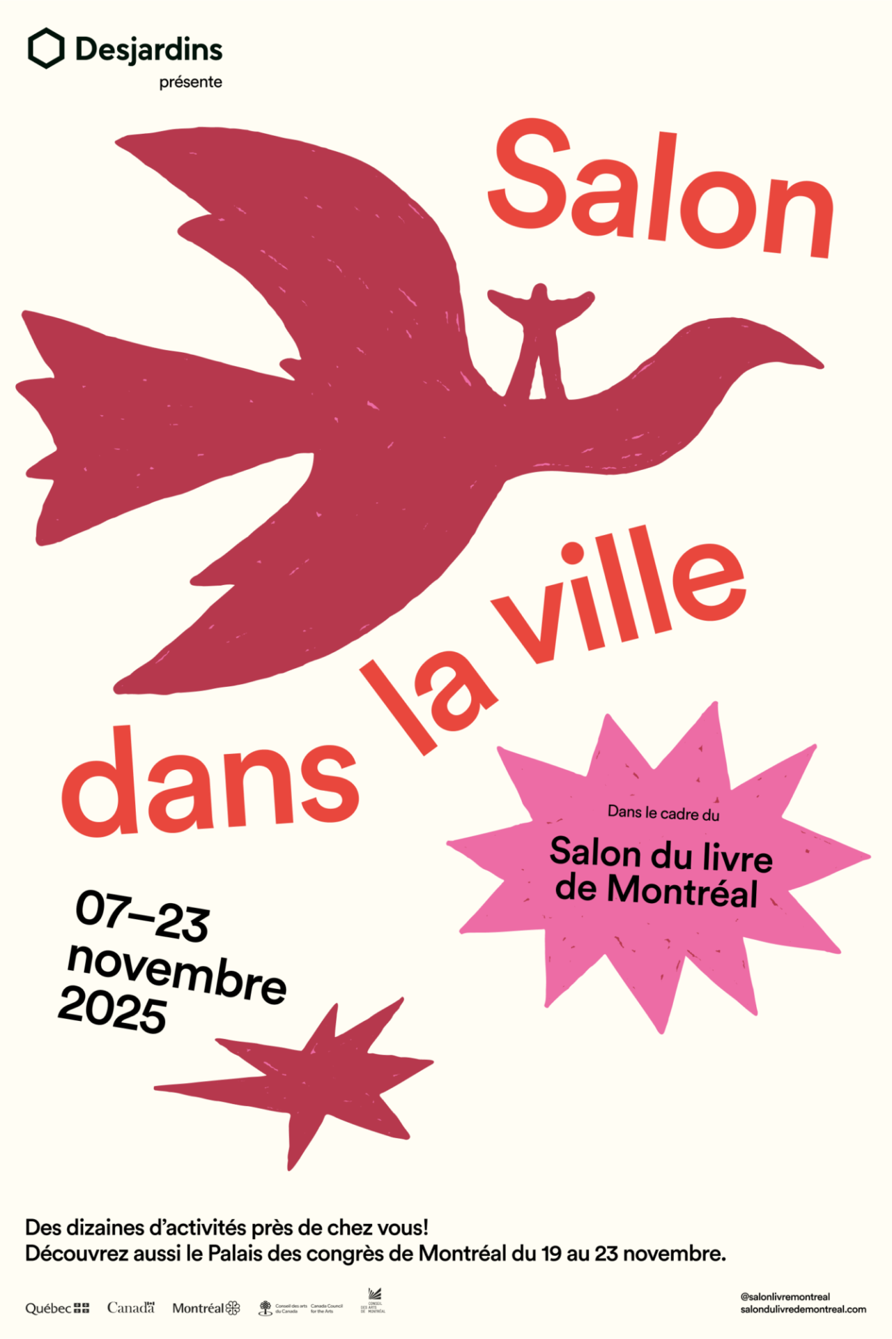 Salon dans la ville 2025 Affiche finale Page SDV 2025