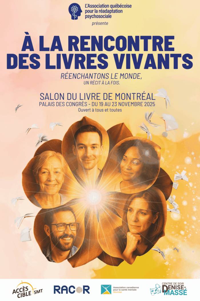 AFFICHE OFFICIELLE A LA RENCONTRE DES LIVRES VIVANTS 2025